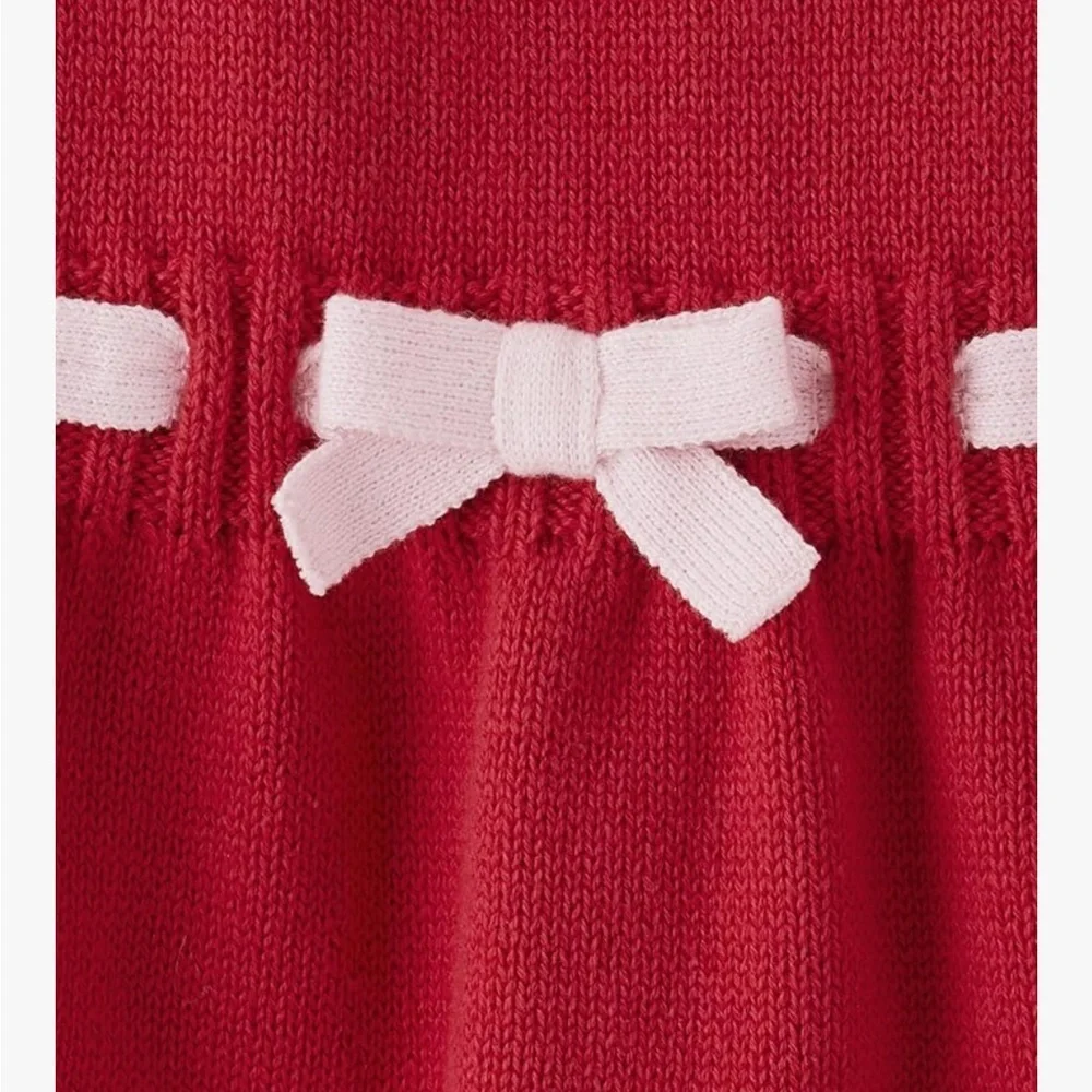 ❣️Gymboree Red Dress with Pink Heart .      Size 12